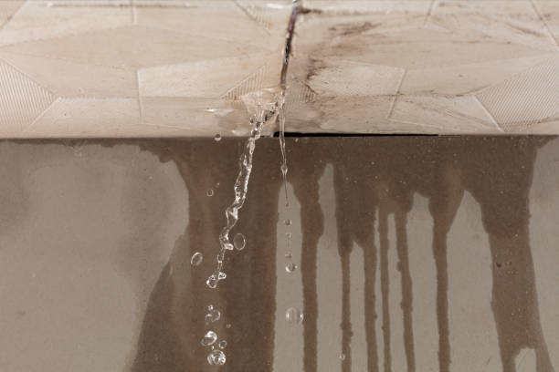 Professional Burst Pipe Cleanup technician working in Brewster, MA